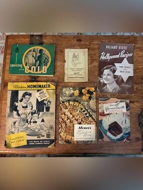 6  - Vintage 1930-40’s Recipe and Promotional Booklets